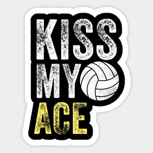 funny volleyball Sticker